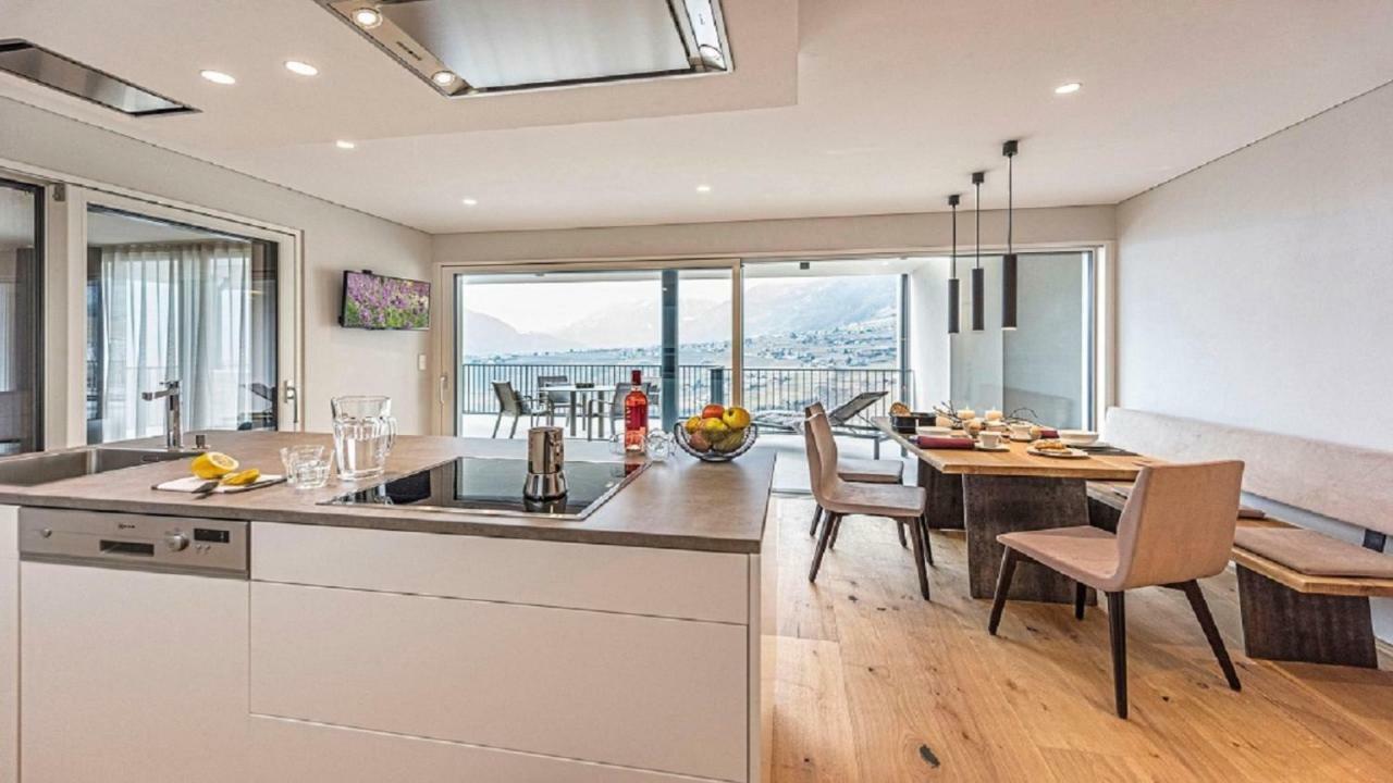 Penthouse Skygarden Leilighet Schenna Eksteriør bilde